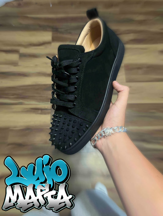 Mafia Edge Spiked Sneakers – Black Edition